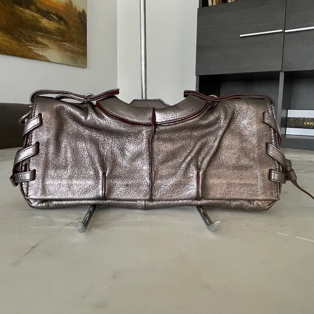 JT ITALIA LH Clutch metallic Goat Leather - Picture 2 of 12